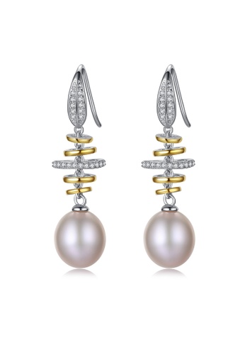 SUNRAIS silver Premium colored stone silver drop earrings E4857AC4F1E391GS_1