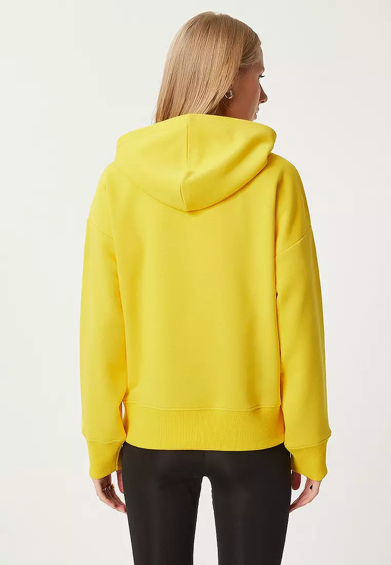 Hooded Raised Sweatshirt