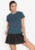 ZALORA ACTIVE green Cut Out Back Top 9B70EAA0FB143EGS_1