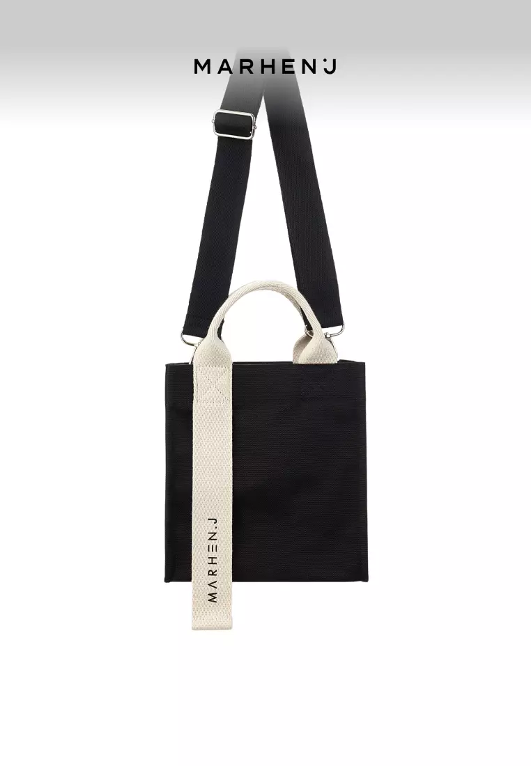 RICKY MINI Canvas Crossbody Bag Black