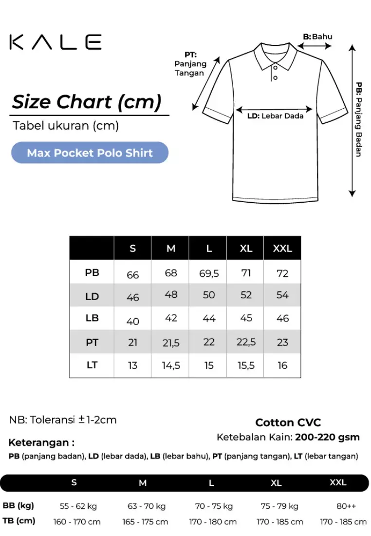 Kale MAX POCKET NAVY / Kaos Polo Pria / Kaos Pria / Kaos kerah / Polo Shirt Slim Fit