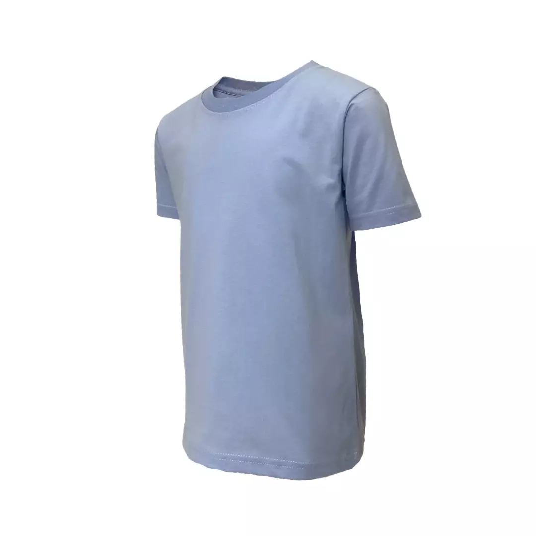 Pingu Kaos Anak Laki Laki Polos Pendek Biru Muda 92002729