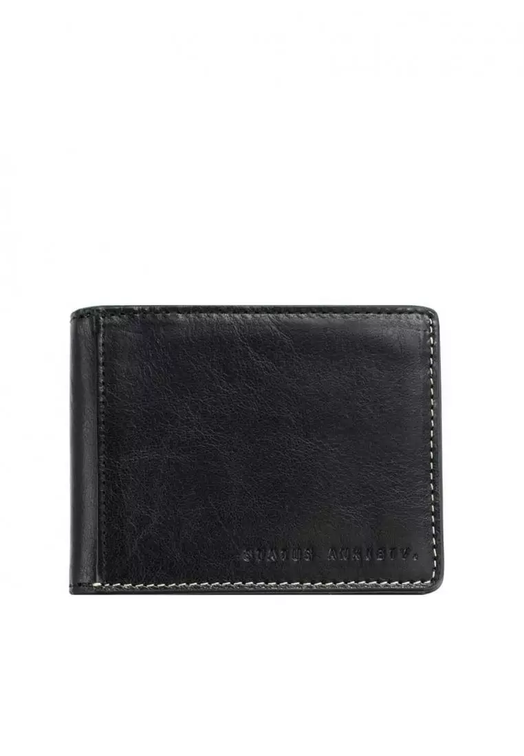 Buy Status Anxiety Status Anxiety Ethan Italian Leather Wallet Black