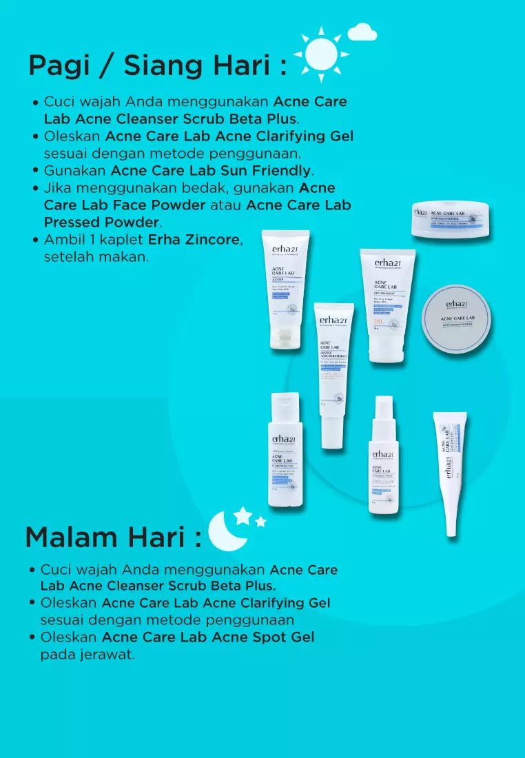 ERHA Zincore 30Caps - Suplemen Kulit Jerawat