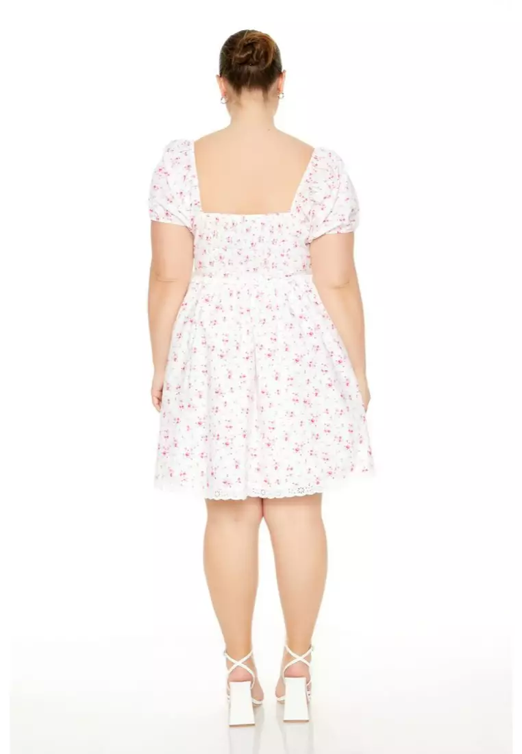 Buy FOREVER 21 Plus Size Ditsy Floral Babydoll Dress 2024 Online ...