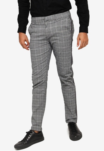 Buy River Island Oxford Check Tape Pants Online On Zalora Singapore