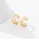 Glamorousky silver 925 Sterling Silver Plated Gold Simple Personality Geometric Double Layer Ear Clips 1E97EAC9D25AD2GS_3