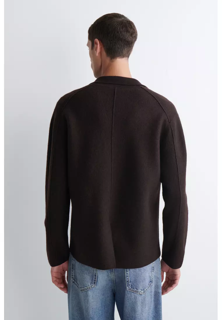 BOILED MERINO WOOL BLAZER