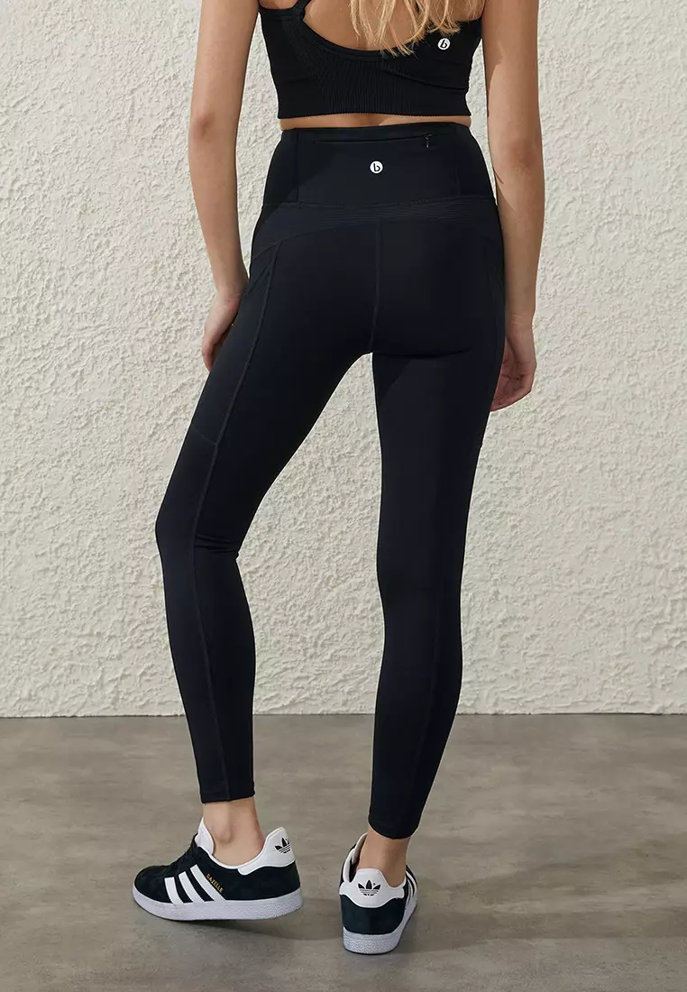 Buy Cotton On Body Ultimate Rib Pocket 7/8 Asia Fit Tights in Black 2024  Online