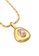 Elli Jewelry white Necklace Elegant Quartz Gemstone Gold Plated 5C6ABAC910676DGS_4