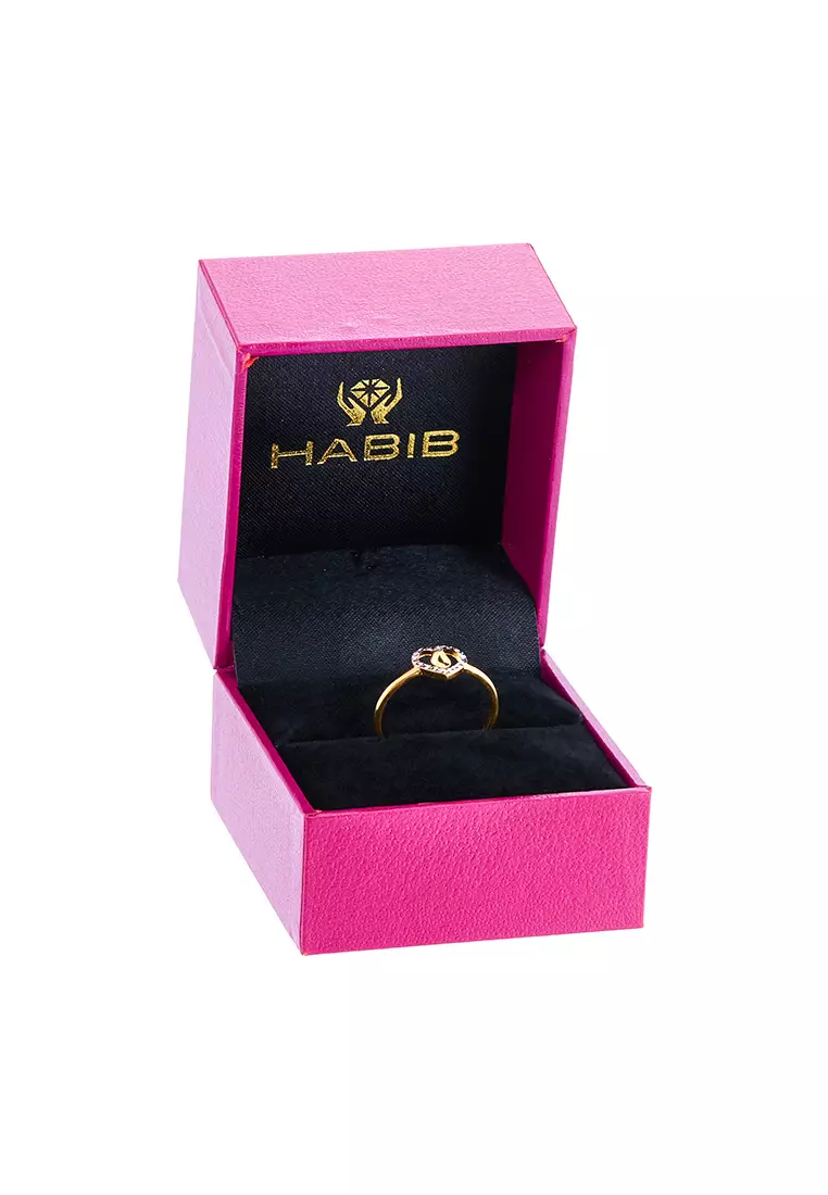 HABIB Oro Italia 916 Yellow and White Gold Ring GR49100123(YW)-BI