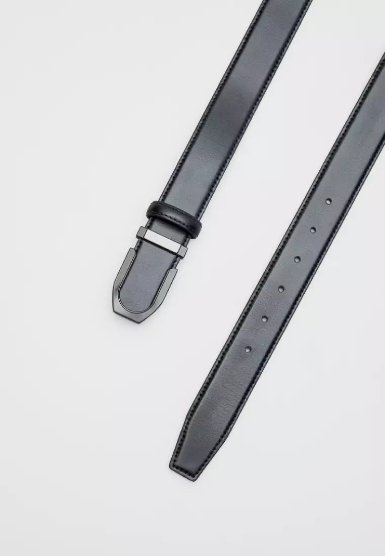 Black Buckle Belt