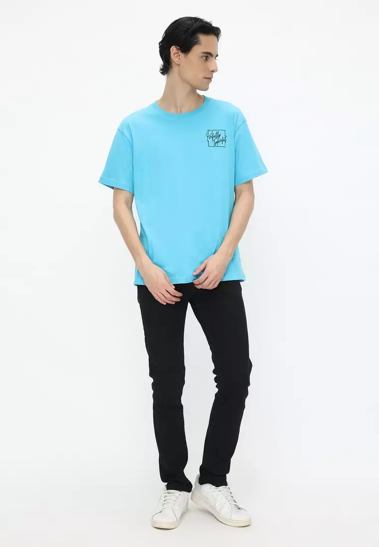 NX T-Shirt Cotton Combed Tebal Sablon Bordir Pria 207370331