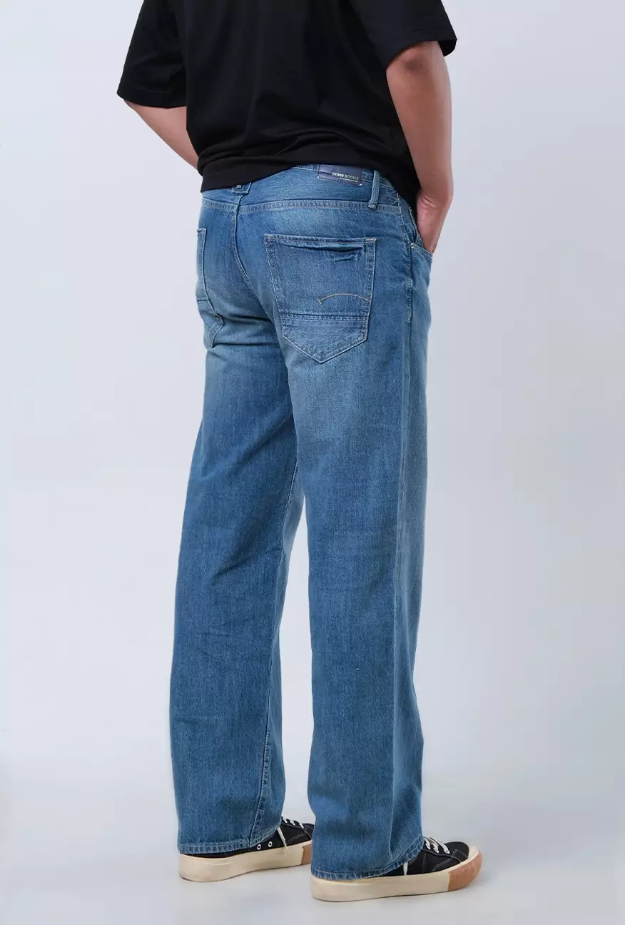 Celana Jeans Pria Loose Fit K8
