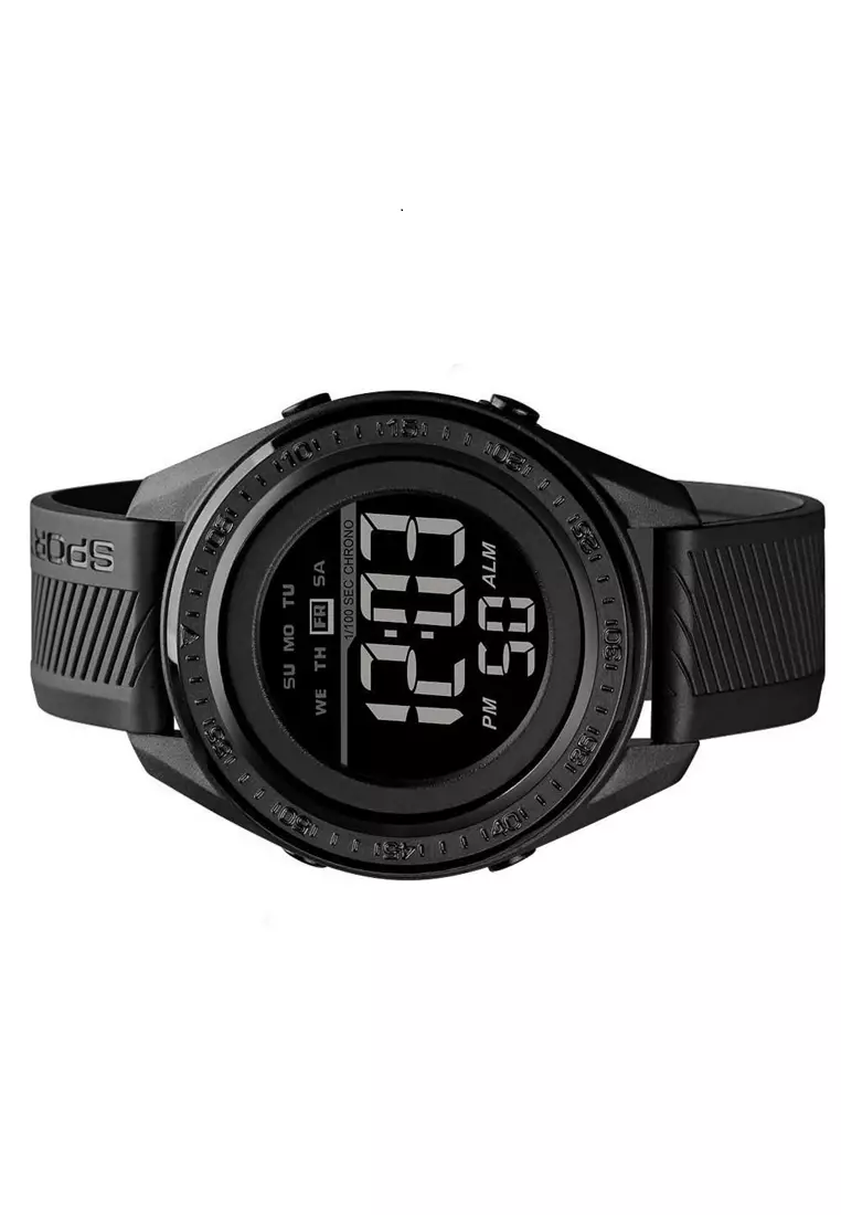 Jam Tangan Digital Pria Waterproof Many Function Strap Tali Material Silicone CL38