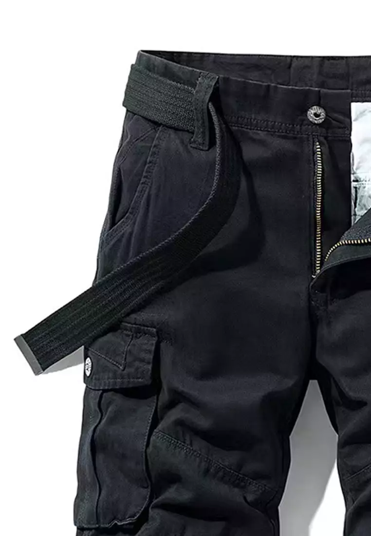 Multi Pockets Cotton Casual Shorts GJL27053