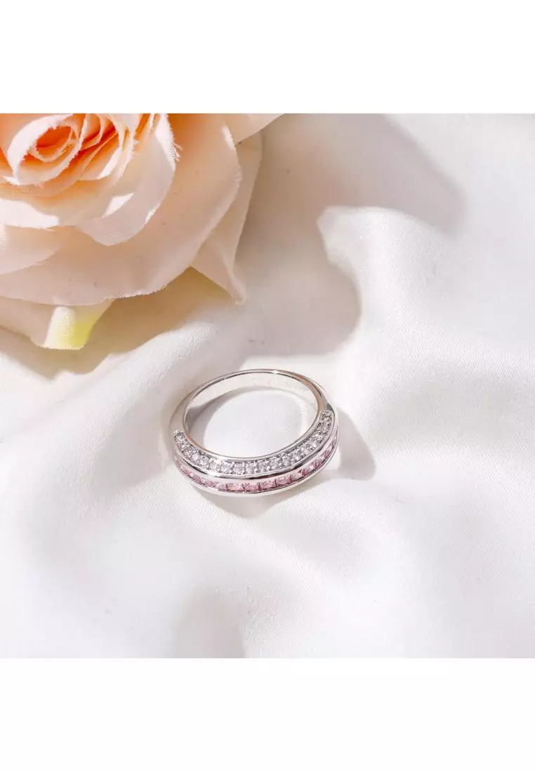 Ring PK WG - Cincin Crystal Swarovski by Her Jewellery