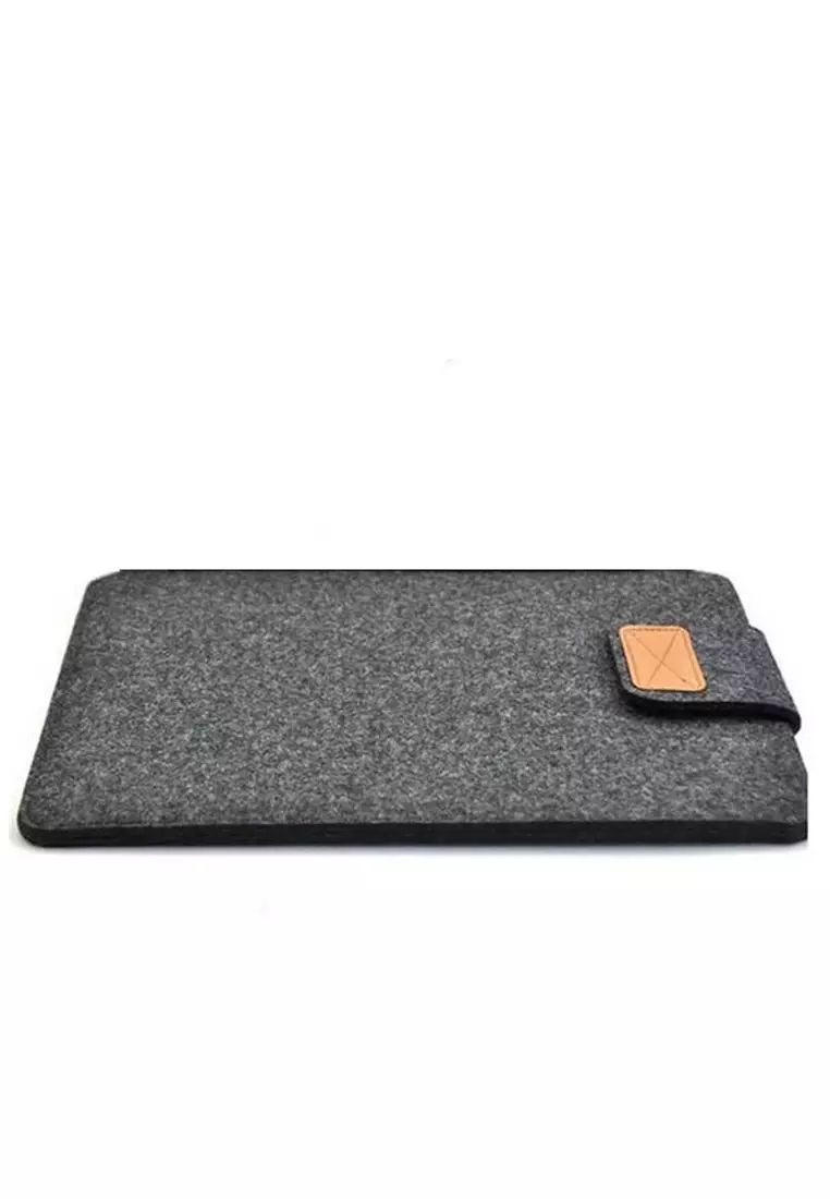 Quenty Felt Sleeve Case Laptop Carrying Case Fits In A Bag Size 11 Inch Material Wool ORIGINAL - Dark Gray