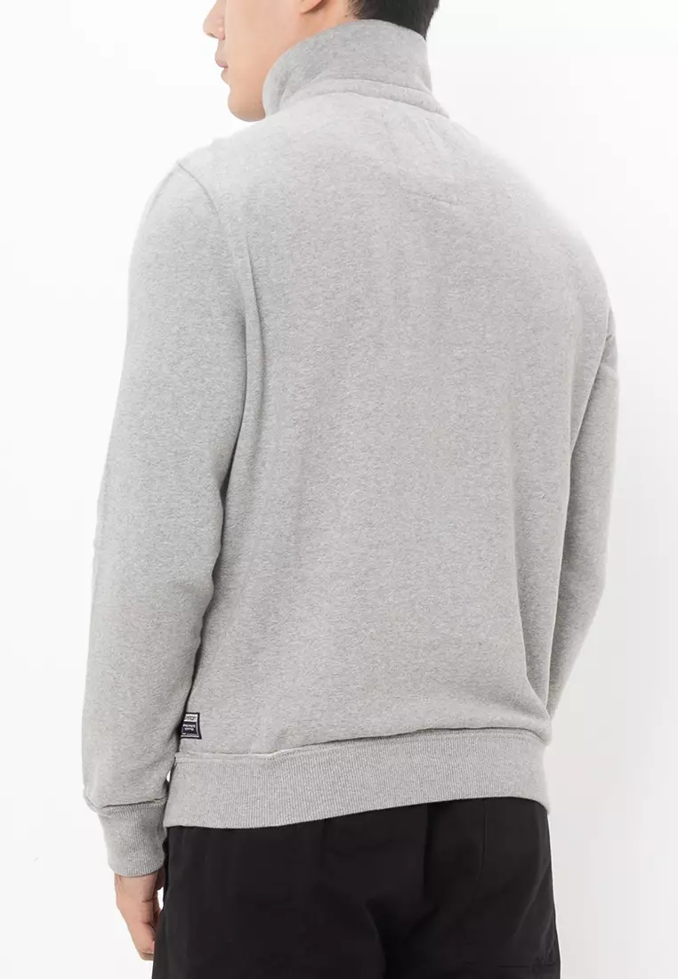 Vintage Athletic Henley Sweatshirt