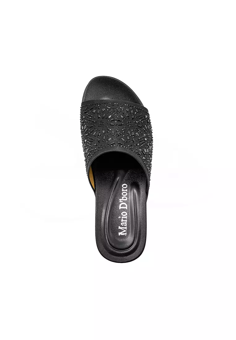 Women's Flat Sandals LY 28313 Black C70