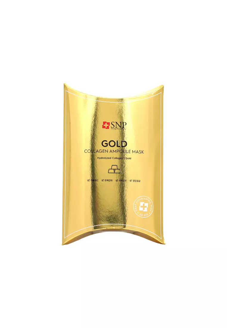 SNP Gold Collagen Ampoule Mask 10piece