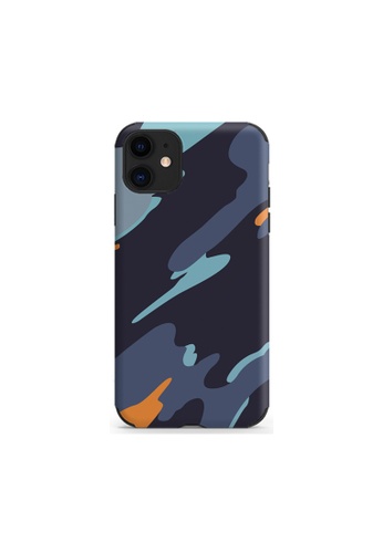 Kings Collection blue Camouflage Pattern iPhone 13 Pro Case (MCL2404) B05F3AC44C01F8GS_1