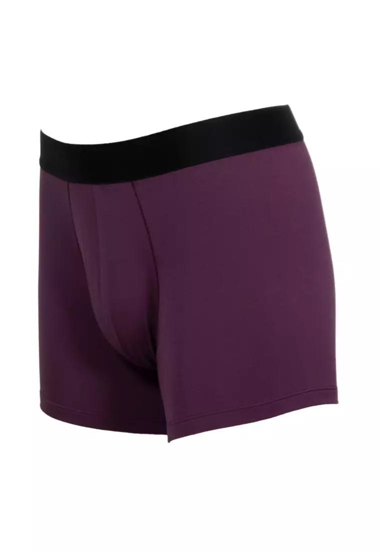 FANCIES FANCIES Boxer Briefs in Bordeaux - Set of Three Love