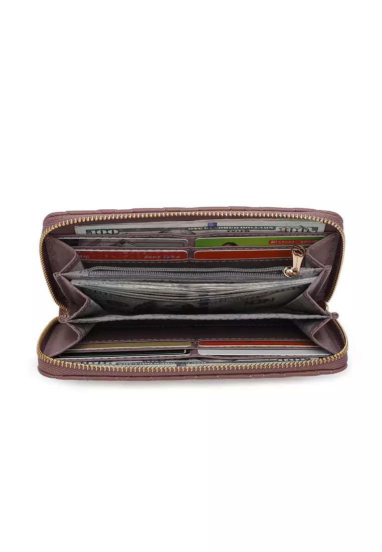 Scarlett Women's Quilted Long Wallet / Purse