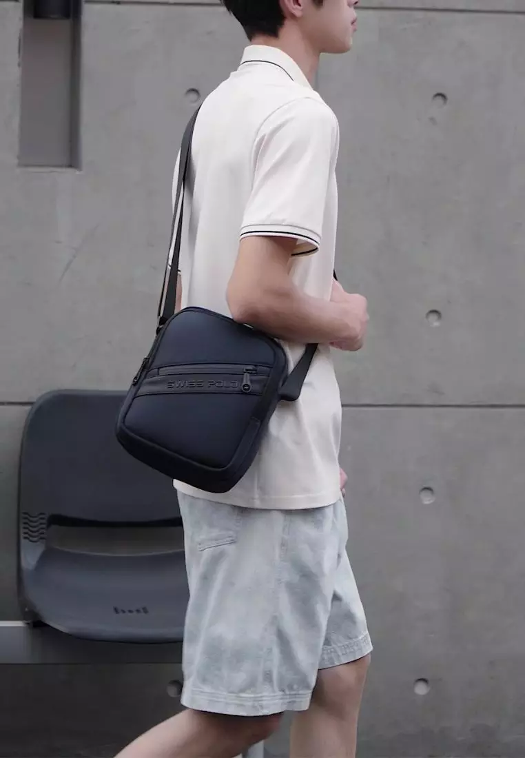 Men's Sling Bag / Crossbody Bag (Tas Selempang Pria) - Biru