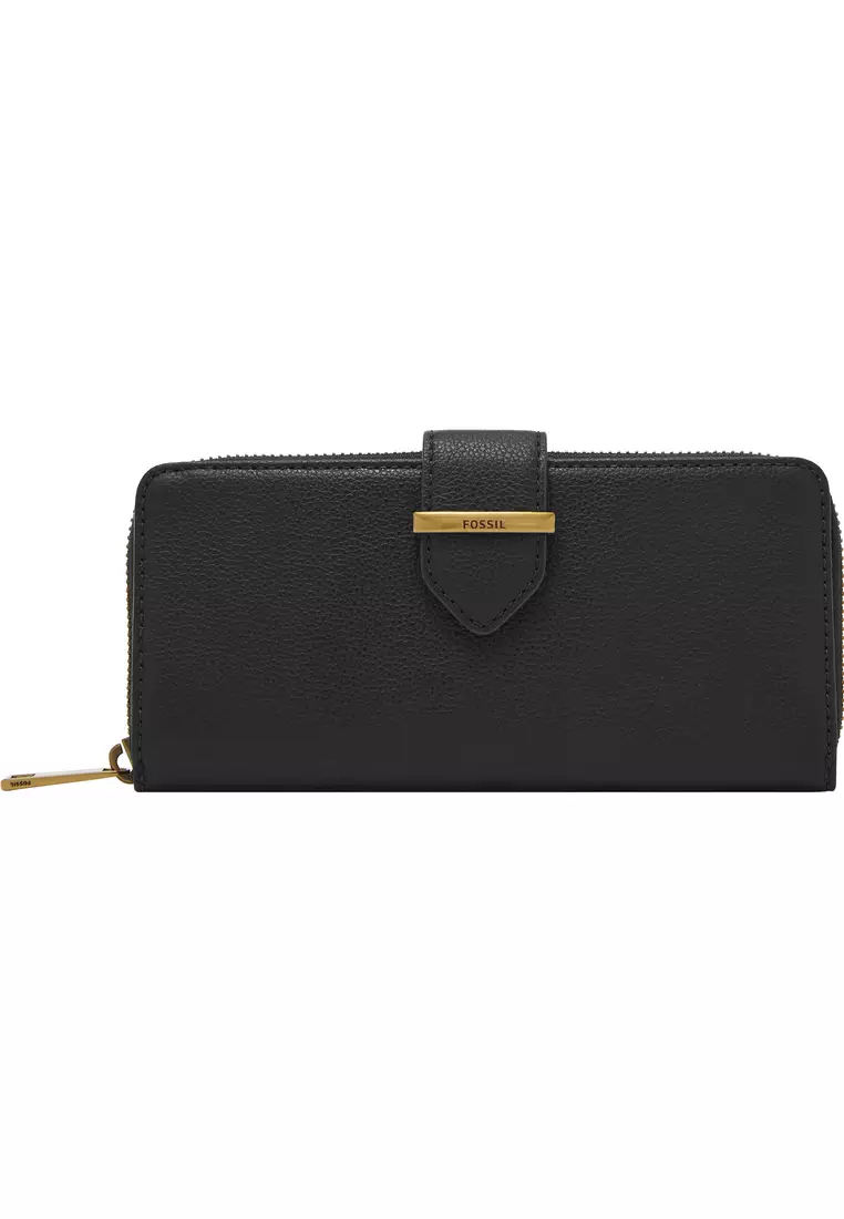 Buy Fossil Fossil Female s Bryce black Leather Wallets Purses