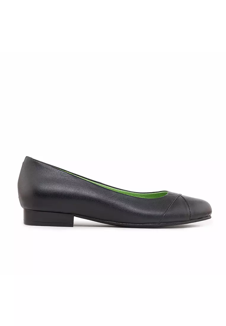 Discount on Bibo  shoes - SKU: Jade Leather Low Heels