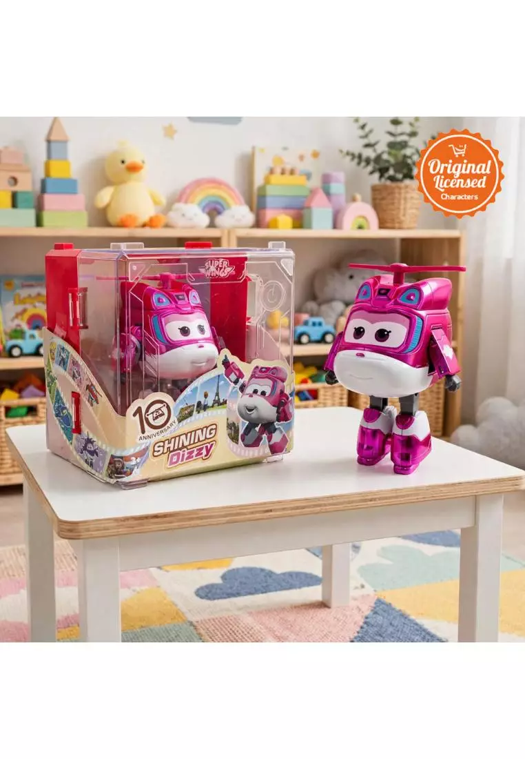Jual Character-Land Super Wings 5 inch Shining Transforming Dizzy ...