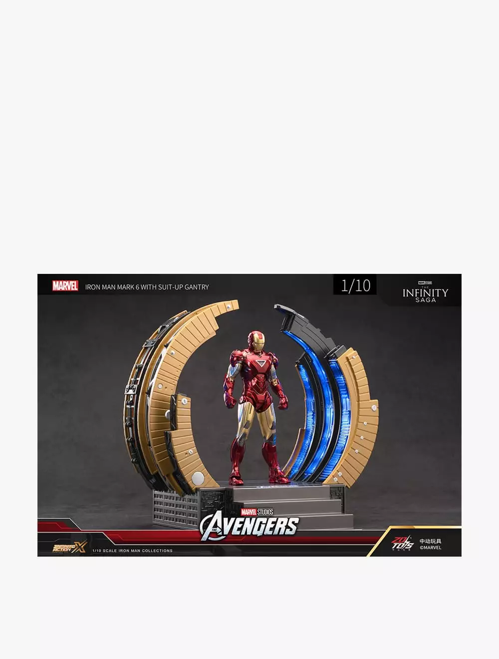 Marvel ZD Toys MK6 With Suit-up Gantry  - ZDT1928