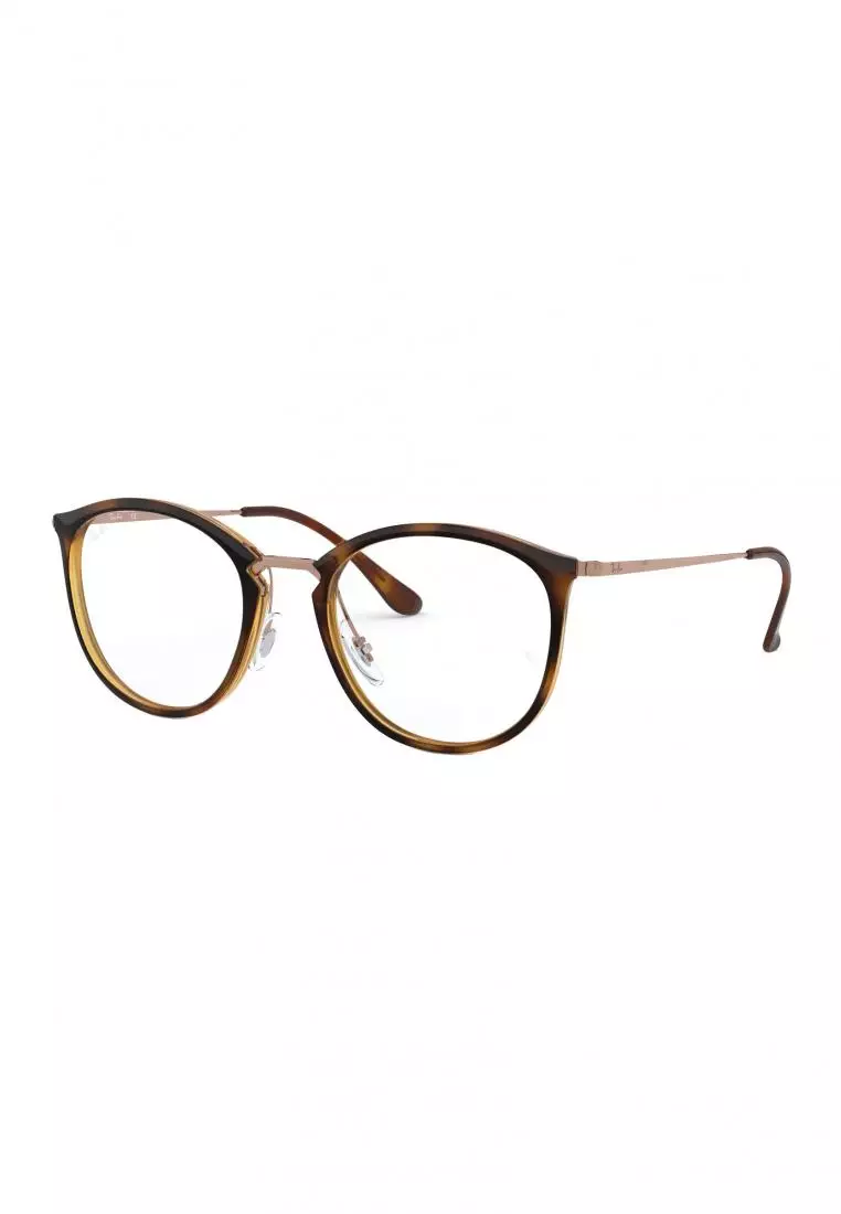 Ray ban eyeglasses rx7140 2001 transparent 49 mm shop