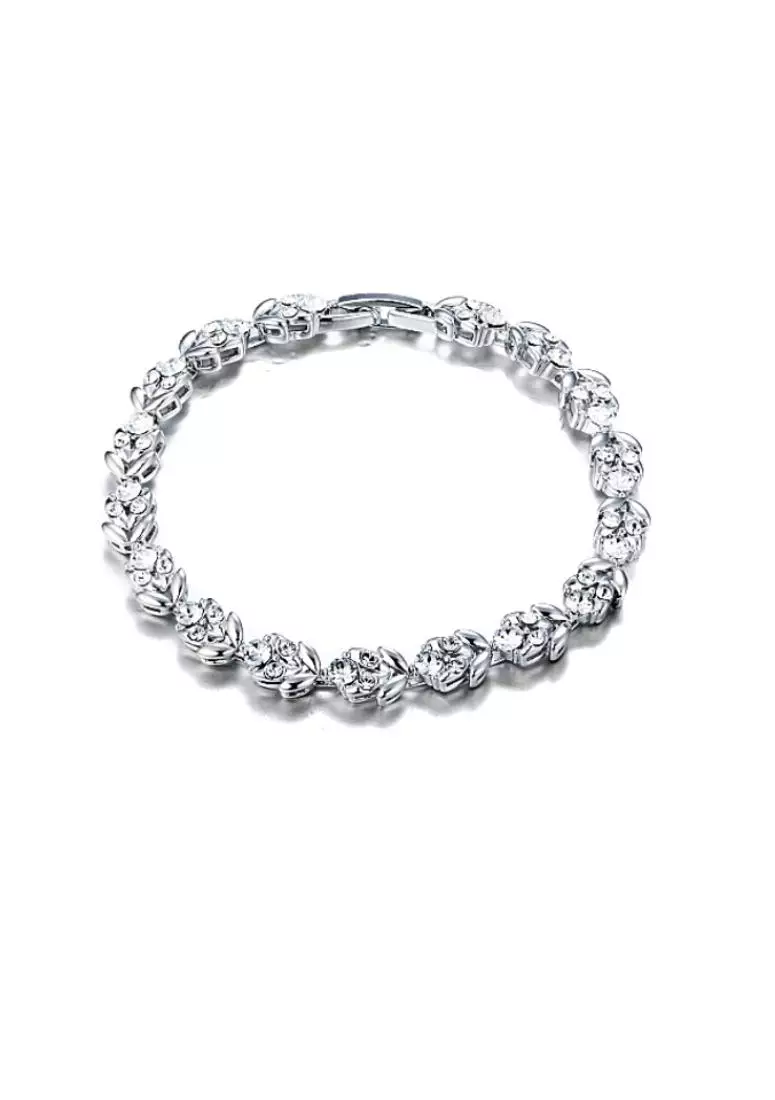 Swarovski clear discount crystal bracelet