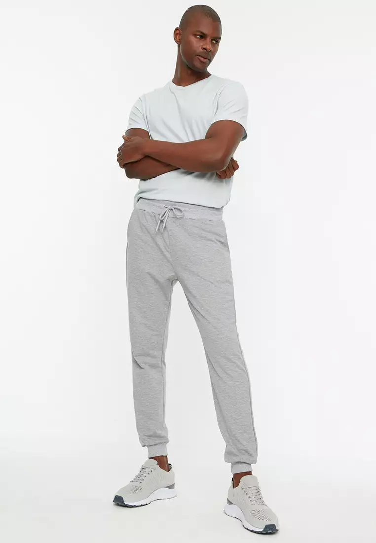 Elasticated Joggers Sweatpants - 2 Pack