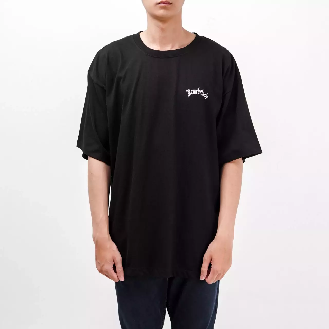 Kaos ADLV BEAR TEXT BLACK Tshirt 100% ORIGINAL