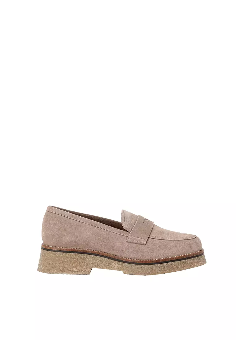 Discount on Beracamy  shoes - SKU: Beracamy Portuguese Heeled Loafer - Pastel Cream Pink