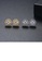 Glamorousky white Simple Temperament Plated Gold Geometric Round Stud Earrings with Cubic Zirconia E0BA3ACCAB1DDFGS_3