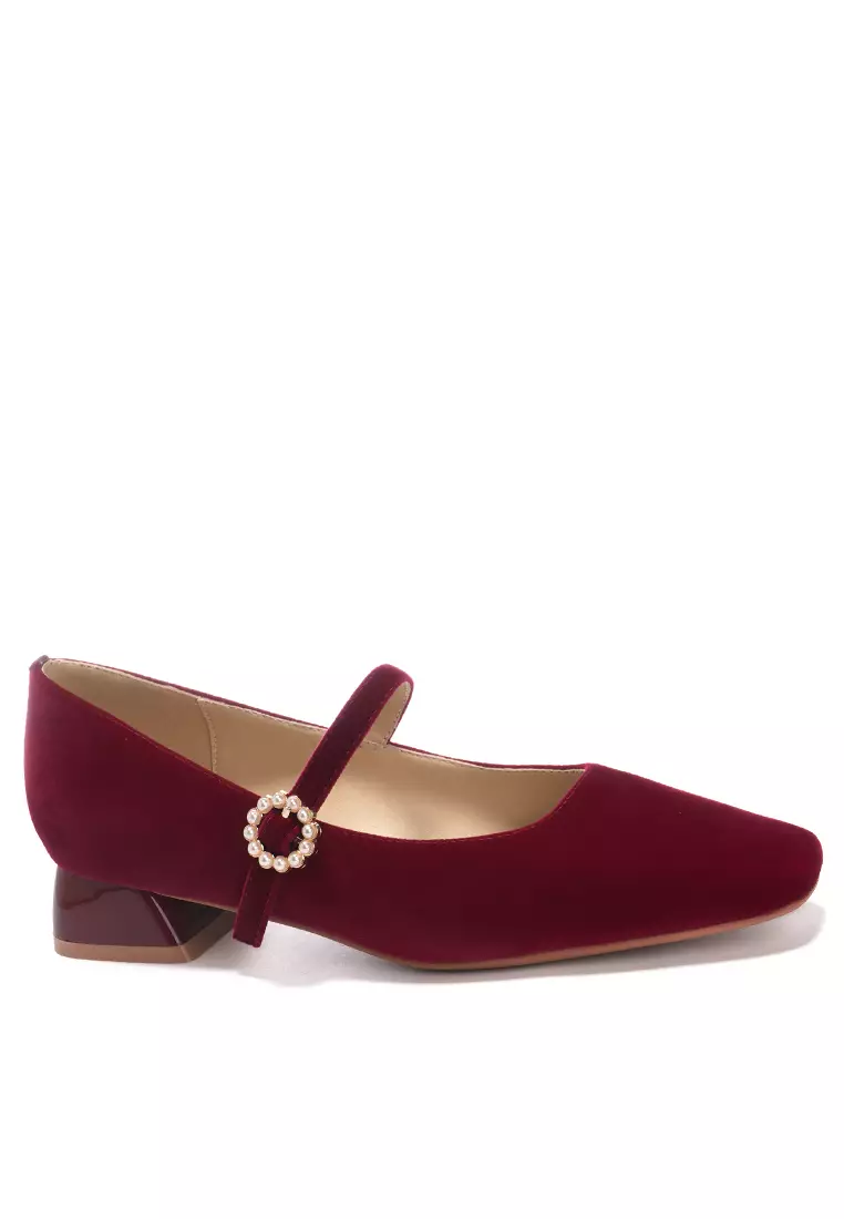 Discount on Twenty Eight Shoes  shoes - SKU: 3cm Strap Suede Mary Jane Shoes By213-15