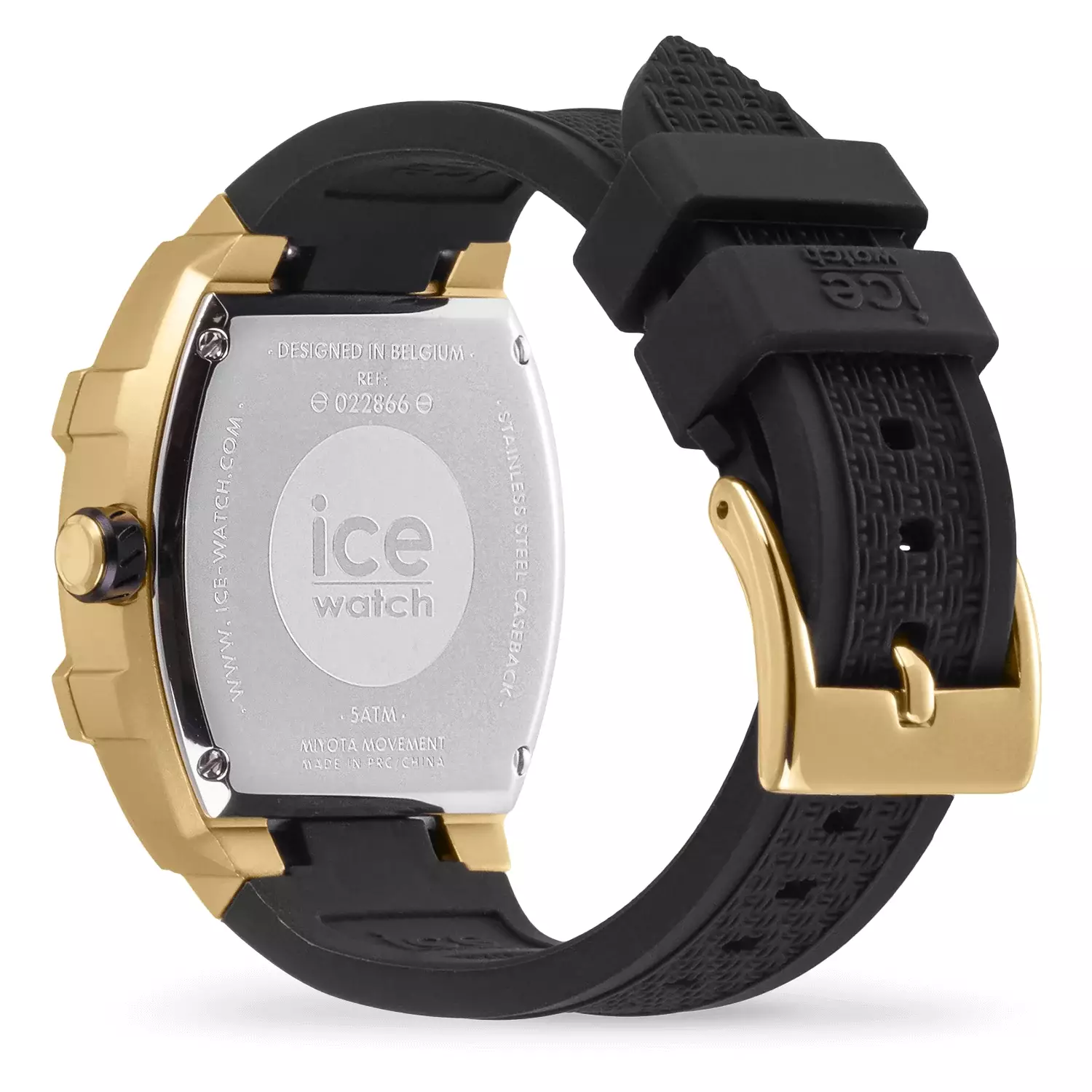 Jam Tangan Wanita Ice Watch ICE Boliday - Golden Black 40mm [022866]