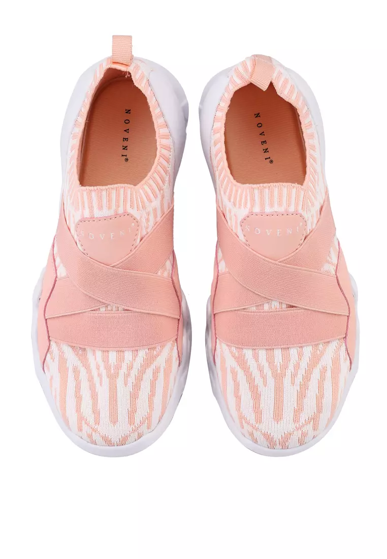 Knitted Elastic Straps Shoes