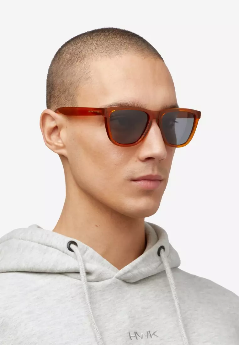 One Raw - Polarized Caramel Dark Sunglasses for Men and Women, Unisex. Official Product designed and Made in Spain