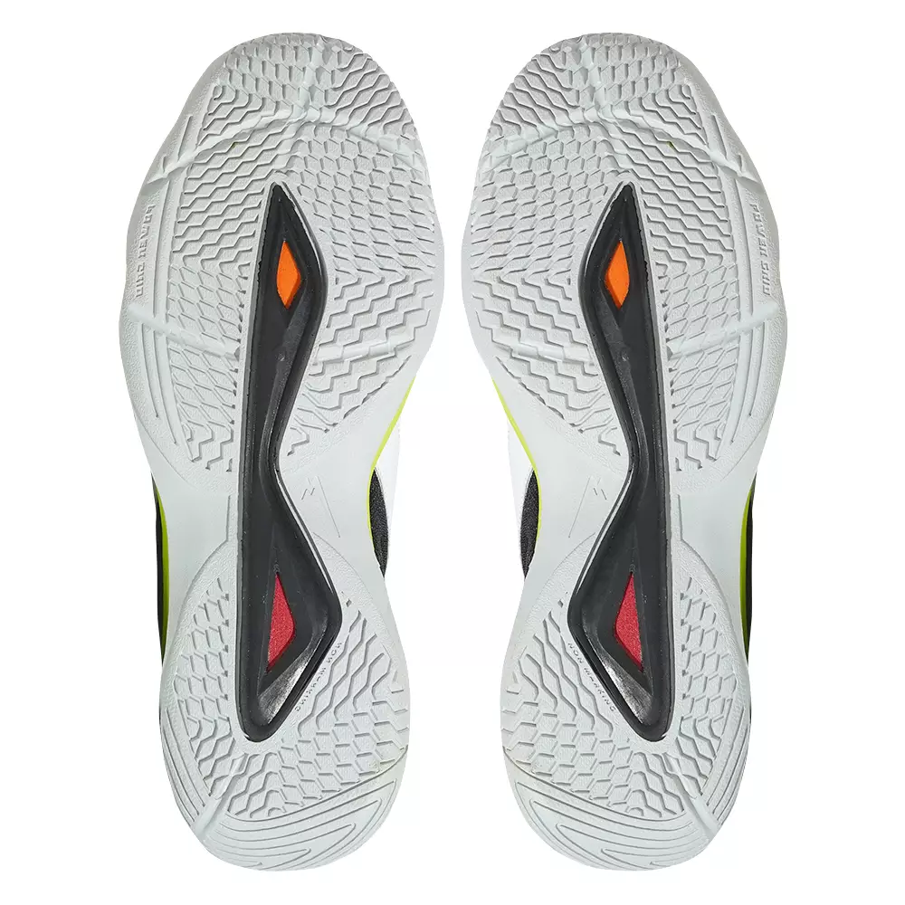 Eagle Sepatu Badminton Raizen - PUTIH/CITRUN