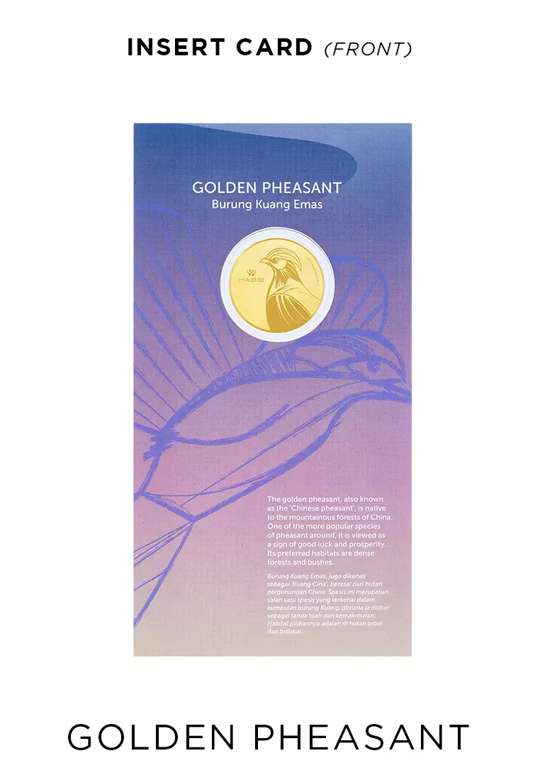 HABIB x Zoo Negara Collection 2023 | 999.9 Gold Wafer Coin (0.20g)