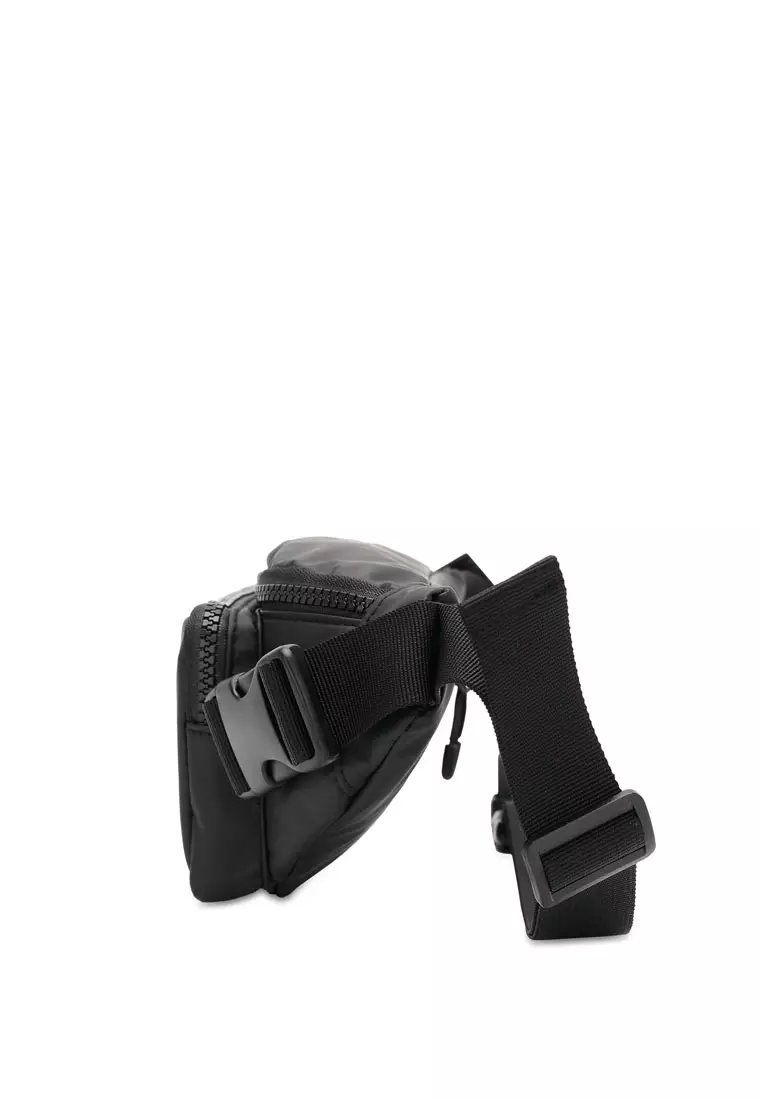 Men's Waist Bag / Belt Bag / Chest Bag (Tas Pinggang / Tas Dada Pria) - Hitam