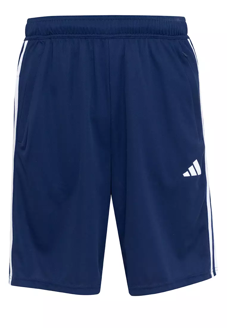 train essentials piqué 3-stripes training shorts