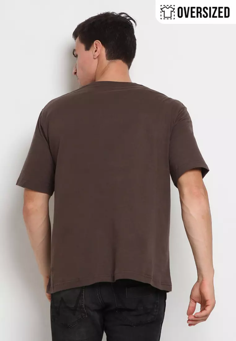 RBJ T-Shirt Cotton Polos Oversized Pria 207090001