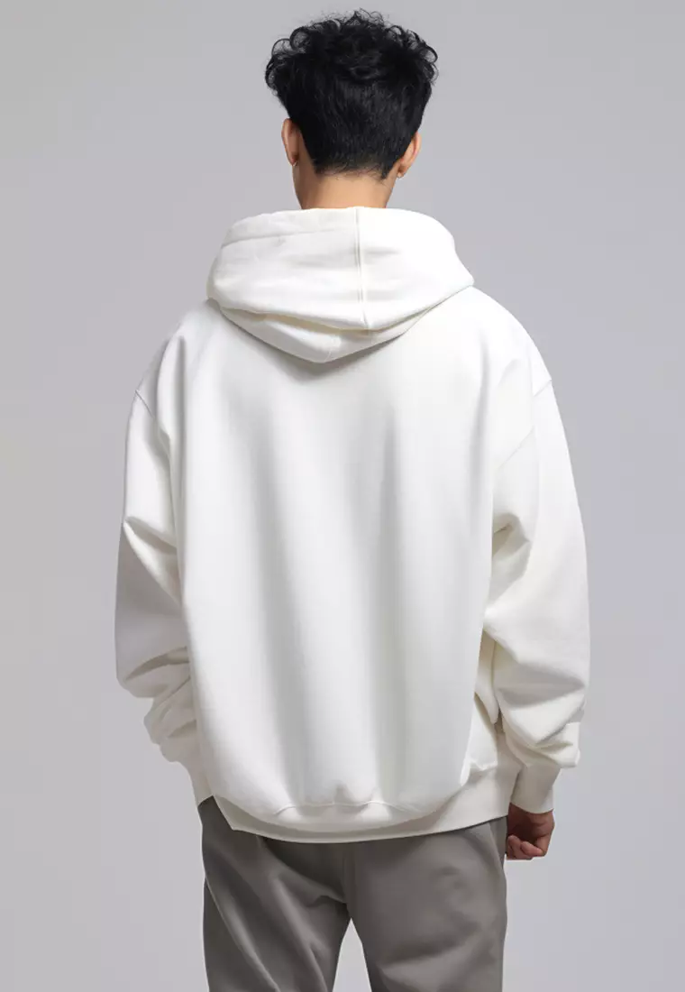 MOB12 Hoodie Oversize ScubaLux "you vs you" putih