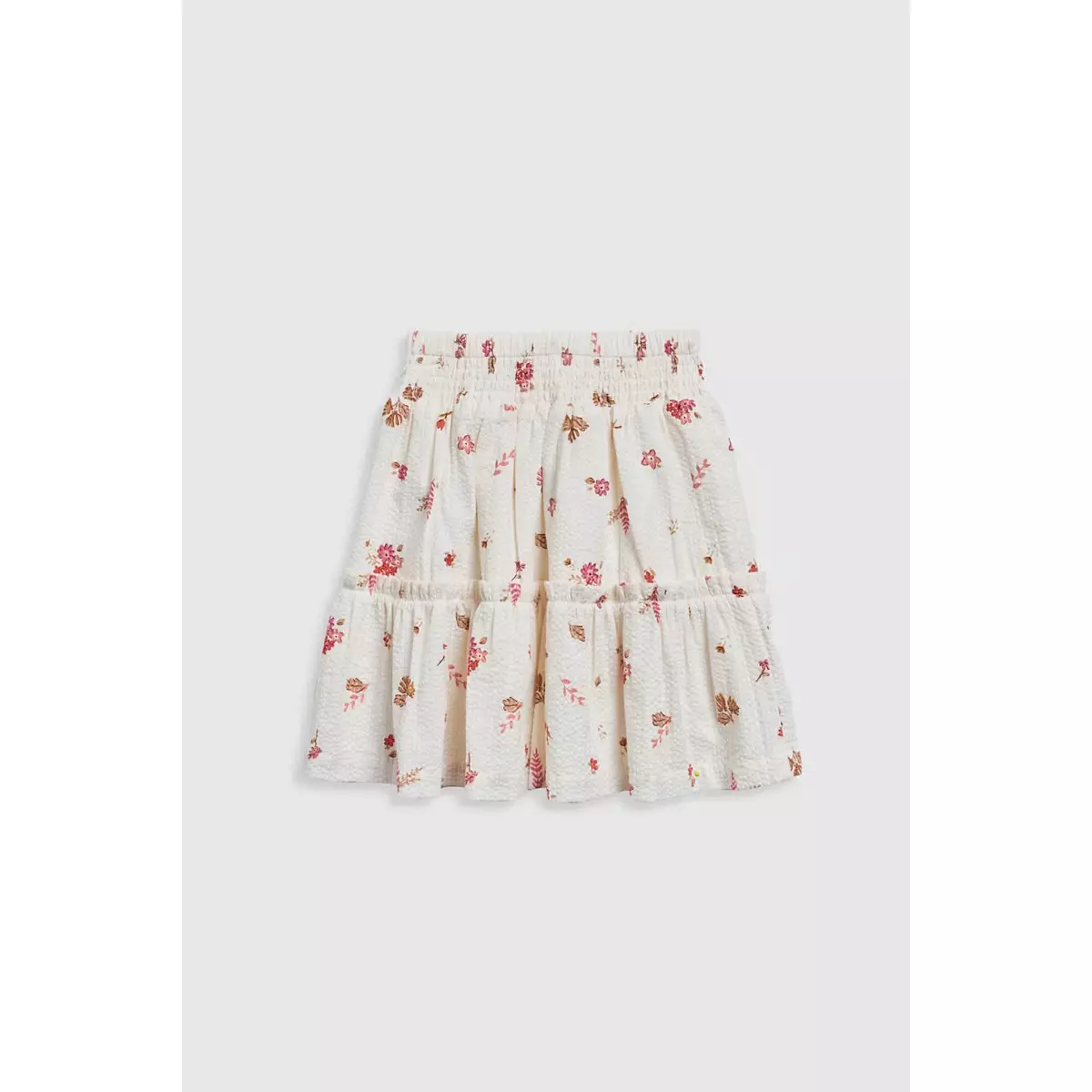 Mothercare Floral Woven Skirt - Rok Anak Perempuan (Krem)